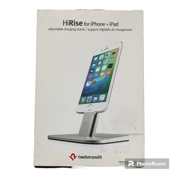 Adjustable charging stand for iPhone and iPad - Picture 1 of 2